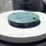 Well Casing Lid with Poly Hatch